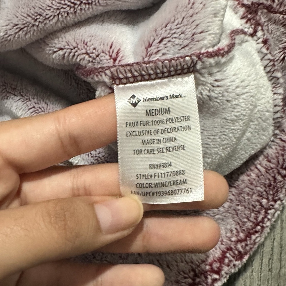 Purple Fluffy Sweater Winter Comfy Cozy Women's Large Pullover Top Soft medium - Picture 8 of 8